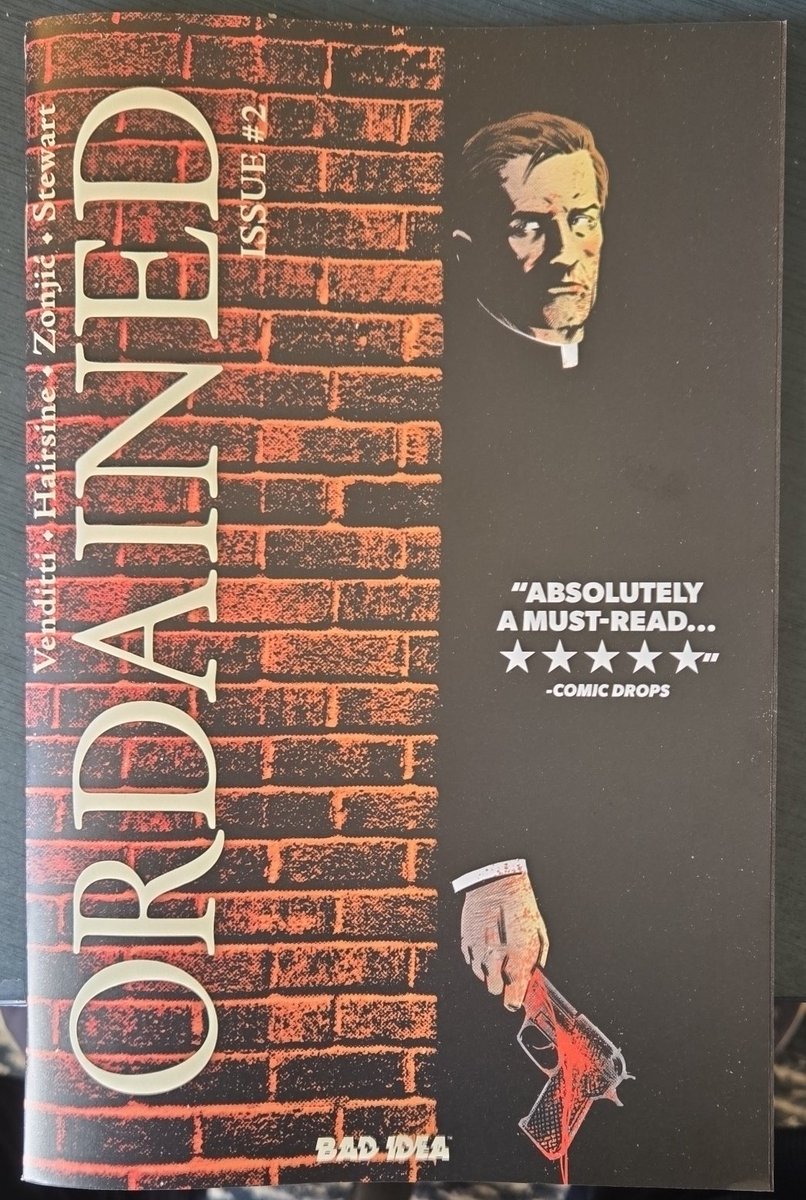 revco292572000's tweet image. #comicbooks I read today 
Street level reads
#Ordained (great art by Trevor Hairsine) #Daredevil #Punisher