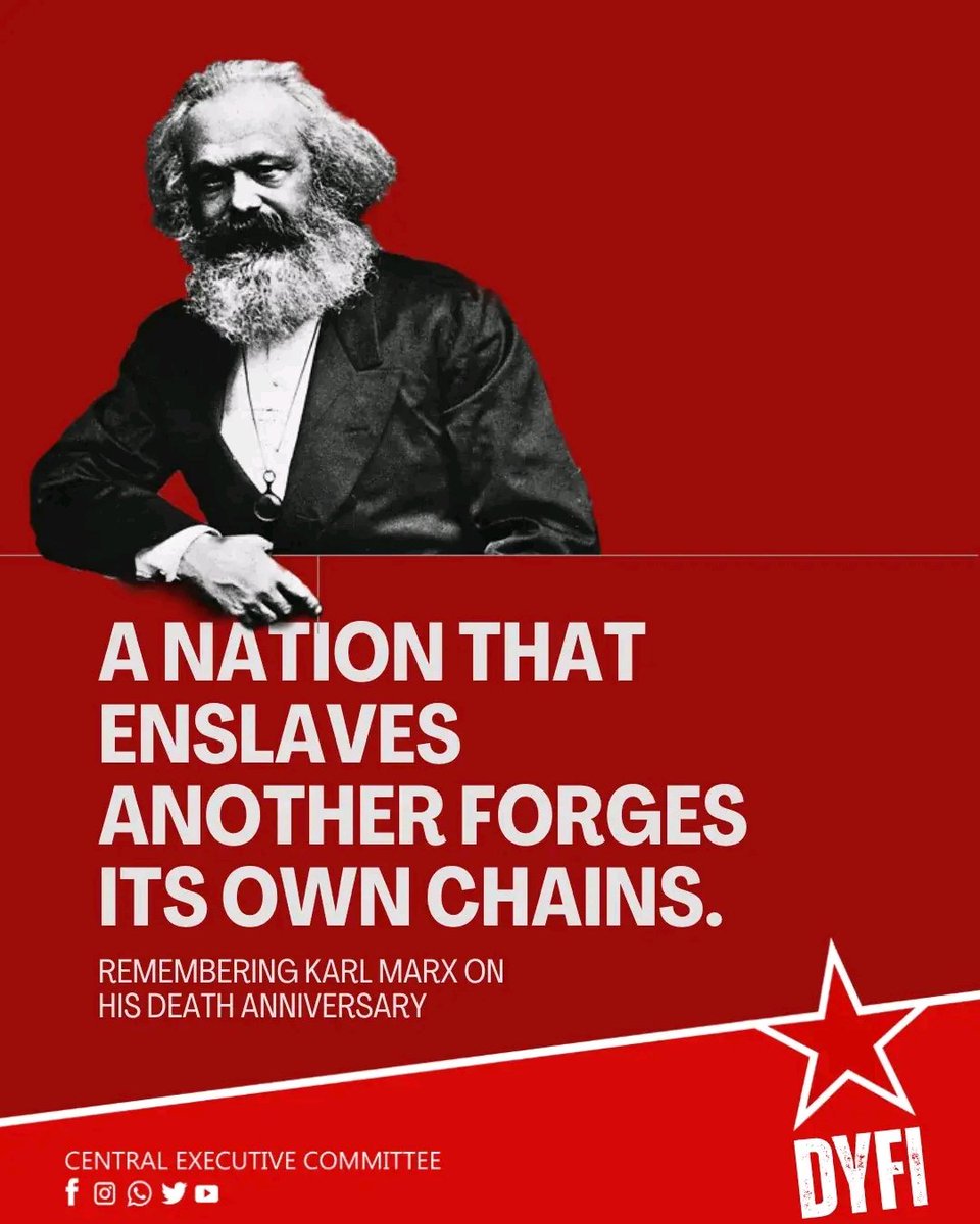Remembering Karl Marx on his death anniversary!

#karlmarx #dyfi