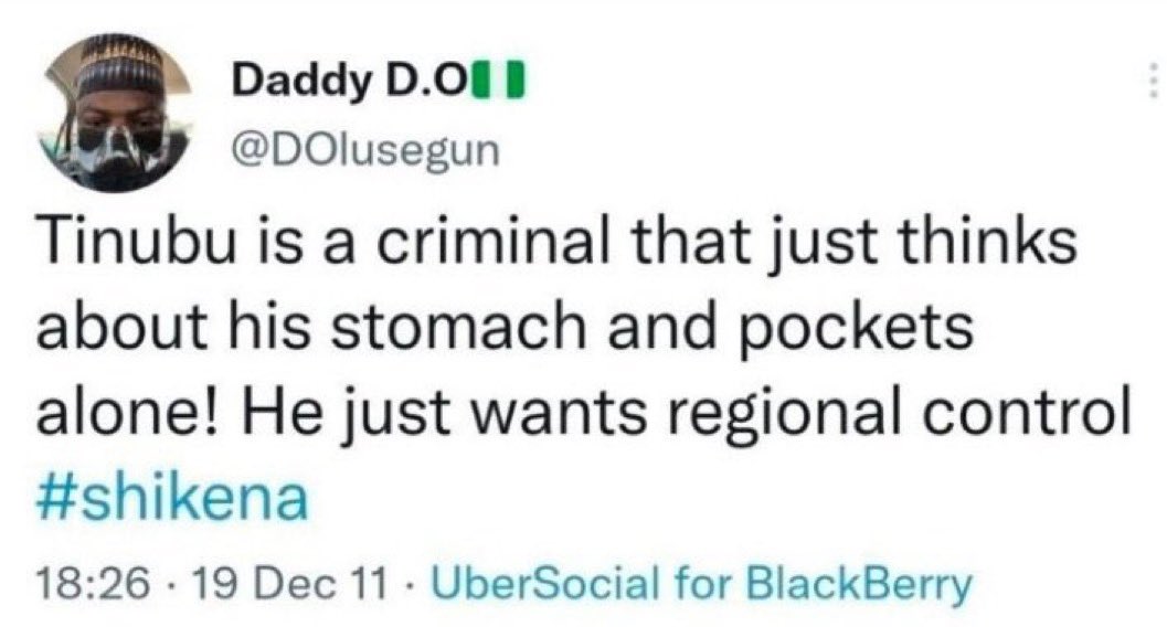 A man without honor and dignity. Rest