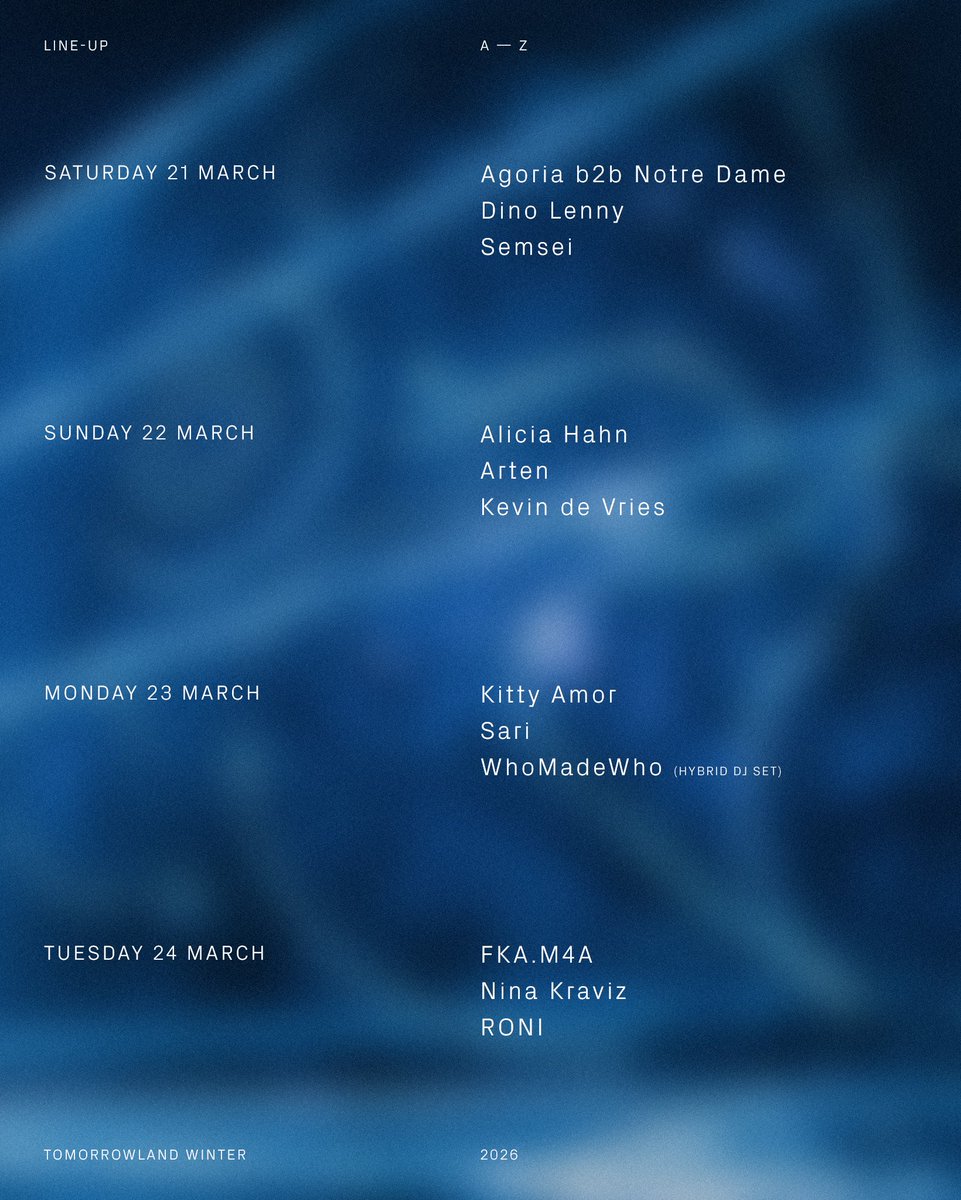 Tomorrowland Winter tweet media