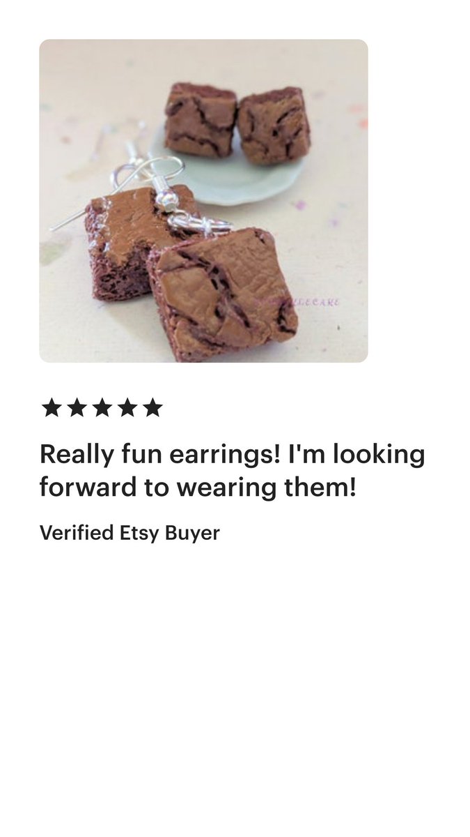 XSprinkleCakeX's tweet image. Thanks so very much, Laura!! ⭐ I'm glad that the experience was enjoyable! sprinklecake.etsy.com
#support #CustomerExperience #customer #smallbusiness #artist #art #OnlineBusiness #shopsmall #shopindie #jewelry #foodie #giftideas #gifts