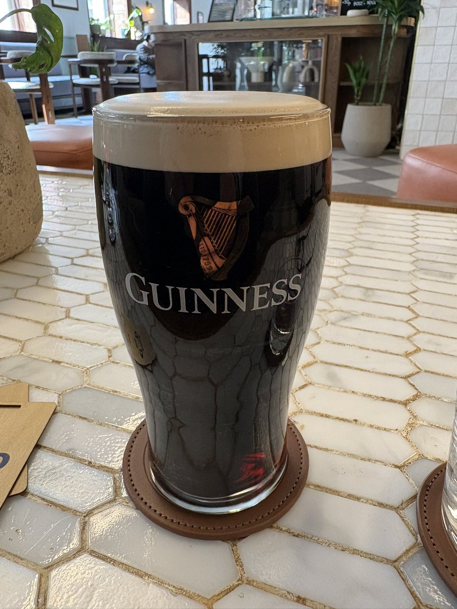 Arrived in Edinburgh 

First port of call of course is a Guinness