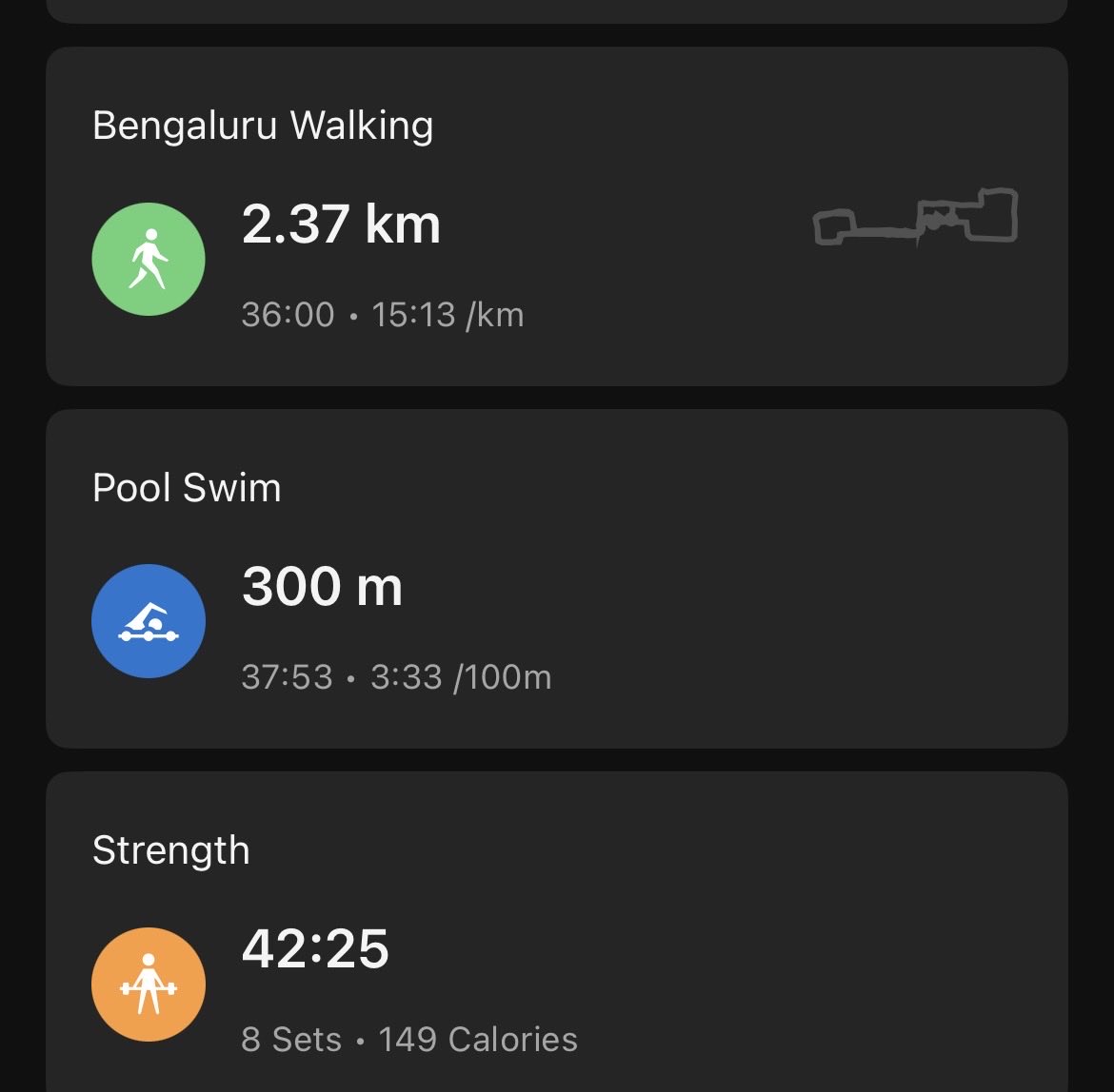 NagavidyaR's tweet photo. One of these days, my dinner will look like this after 🏋️‍♀️, 🏊‍♀️ and 🚶‍♀️.  

Of course, I had a little bhel puri from the kids' snacks (tasting 😜).
#Liftweights #Swim #Relax #JustDo #FeelAccomplished #Fitness #StayActive https://t.co/LJwt3o2FGv