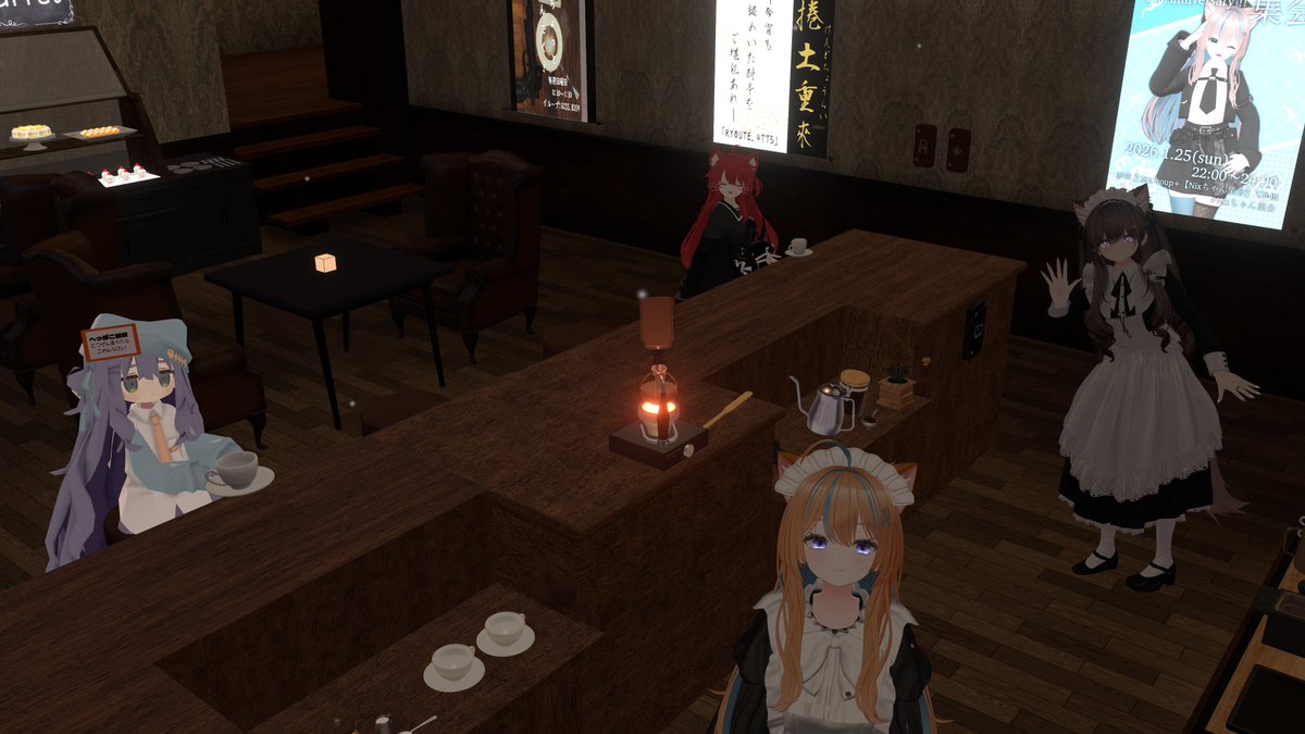 VRCパブリックカフェ tweet media