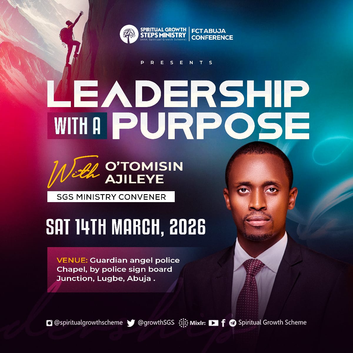 Spiritual Growth Steps Ministry (SGS Ministry) tweet media