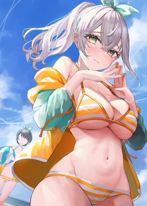 「お、お揃いの水着買っちゃった......」