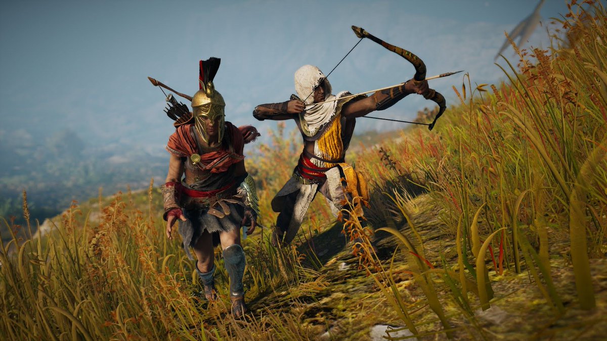 Bayek é extremamente carismático, outra coisa que a Kassandra peca, ela tem seu carisma mas é nerfado pelos bonecos sem expressão do jogo... a Kassandra é goat nos diálogos com Sócrates.