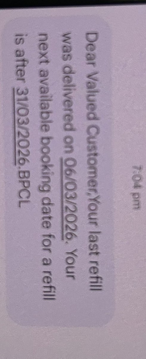 Shivam0045's tweet photo. @BPCLimited मैंने अपना सिलिंडर बुक नहीं करवाया और जैसे ही में बुकिंग के लिए ओडर कर रहा हूँ तो बुक नहीं हो रहा नोटिफिकेशन आरही हैं की आपने पहले बुक करवा चुक��� हो ।मेने कोई बुक नहीं करवाही । डिस्ट्रीब्यूटर या डिलीवरी मेन मेरे सिलिंडर ब्लैक कर ह ।M 9728252775 @PetroleumMin @PMOIndia https://t.co/vnrcKqNMfh