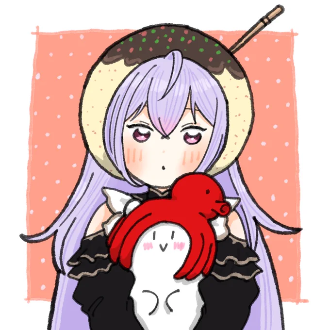 たこ焼き雑談ありがとう #桃音画