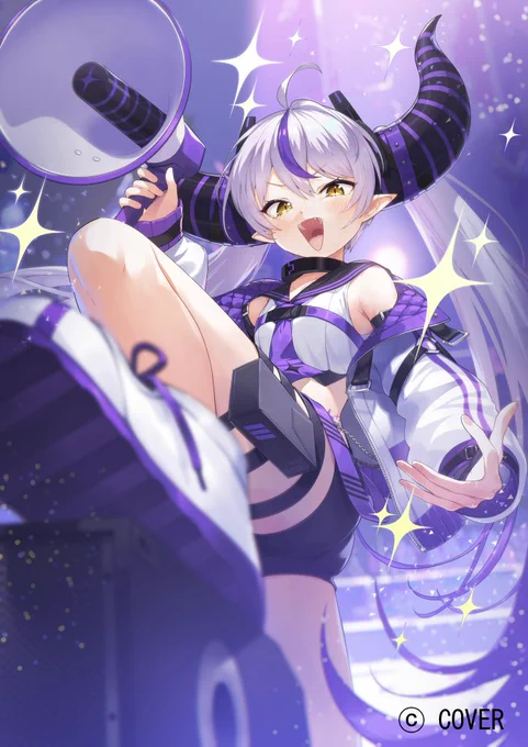 【お仕事告知】 3月13日発売、hololive OFFICIAL CARD GAME『ディーヴァフィーバー』収録されているラプラス・ダークネスさんのイラストを描かせていただきました!描かせていただき嬉しいです! #ホロカ