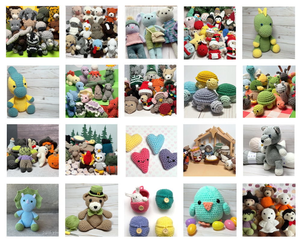 fivelittlemonst's tweet photo. Get 25% off all of my amigurumi patterns now through Easter!
Spring sale on both Etsy and Ravelry- no code needed

Etsy: https://t.co/ee8sOh7NmC
Ravelry: https://t.co/9YoaCVe3al https://t.co/DYaFnP3JZ1