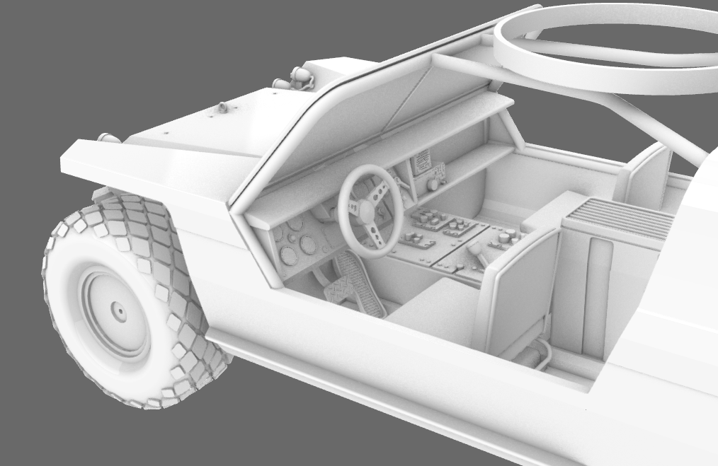 oh850jp's tweet photo. XR311 コンバットバギー進捗。運転席など細部を地道に製作。#XR311 #Rhinoceros #3Dモデリング https://t.co/2GnMNXxMAj