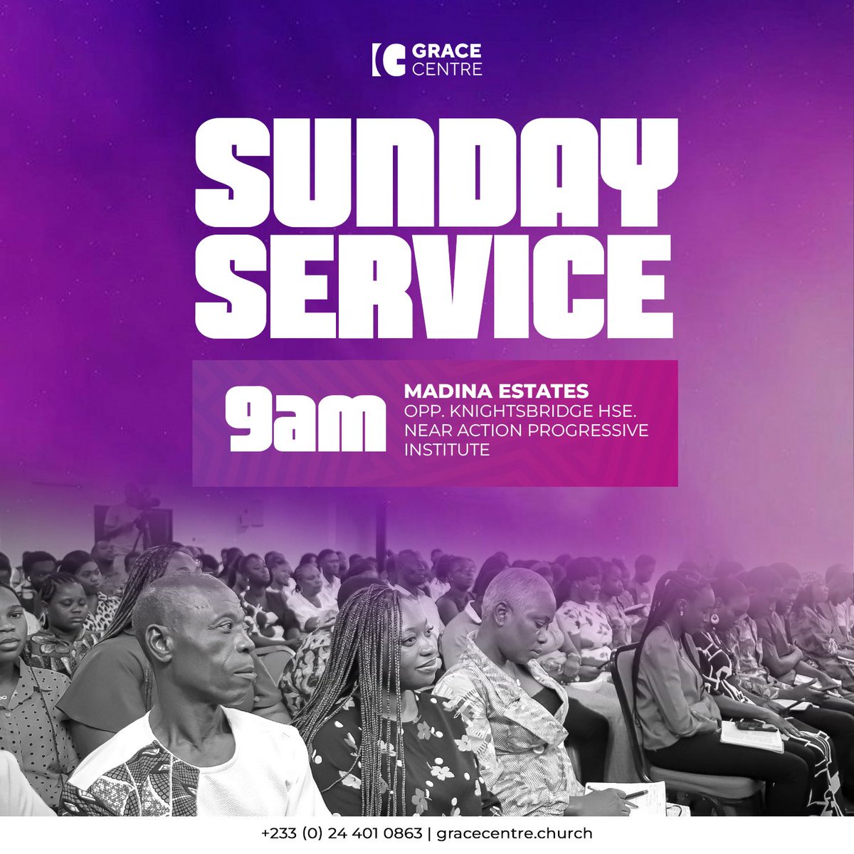 GraceCentreGH's tweet image. There’s room for you!

Expect a warm fellowship TOMORROW at 9AM.

Come and experience heartfelt worship, a Word in season and a loving community!

You don’t want to miss out. Don’t come alone.

#GraceCentreChurch #APlaceToBelong #SundayService