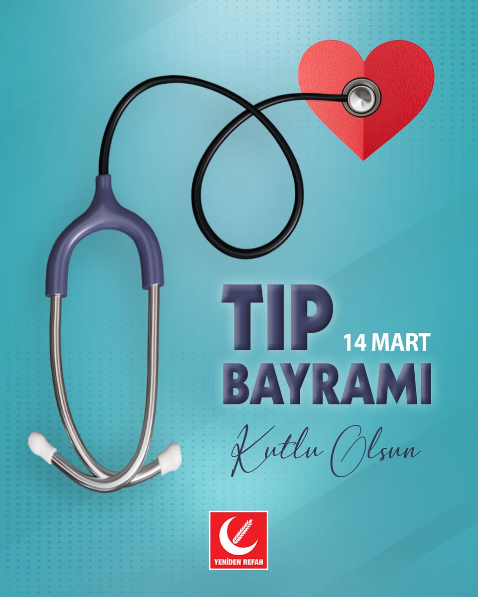 İnsan hayatını korumayı kutsal bir görev bilen tüm hekimlerimizin ve sağlık çalışanlarımızın 14 Mart Tıp Bayramı’nı kutluyoruz.

#FatihErbakan
#YenidenRefahPartisi
#YenidenRefah
#YenidenErbakan