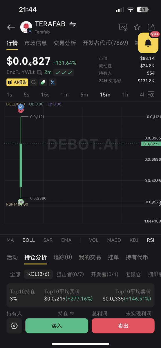 yaozong521's tweet image. 买了一袋子buy了一手

叙事：马斯克概念 项目7天后启动

ca

EncFm8nRh1VBwcRmGugTUzoGsC1n2srWesKDkiMAYWLt

$TERAFAB