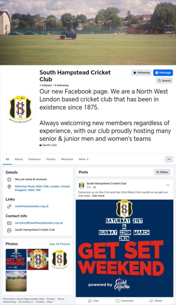 South Hampstead CC tweet media