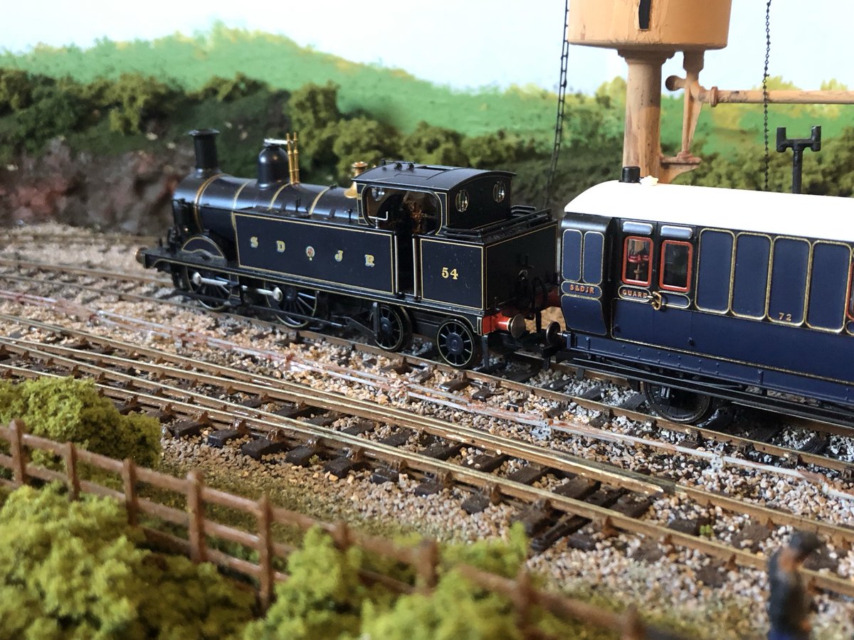 WesthavenGWR's tweet image. S&amp;amp;DJR 1P departs Westhaven to head on to the Southern line and off to Templecombe. #modelrailways #modeltrains #tmrguk