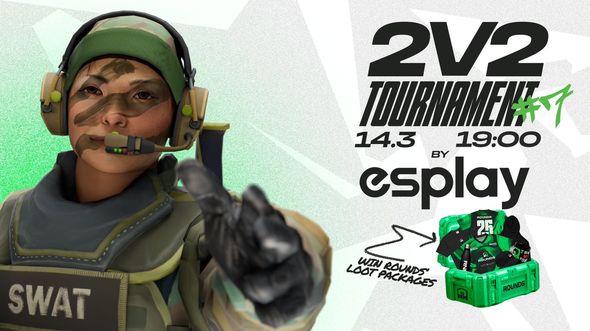 RoundsGG's tweet photo. 🕴️ SUIT UP WITH YOUR DUO!
📅 Today, March 14th
🕖 19:00 EET

Prize pool:
🥇 2 x $15 worth of CS2 skins + 2 x 3 ROUNDS cases
🥈 2 x 2 ROUNDS cases

🇫🇮 Näytä meille CS-taitosi ja kerää palkintopotti!
👉 Liity duosi kanssa messiin: https://t.co/edOKxsI9tZ

#esportsfi #cs2fi #cs2
