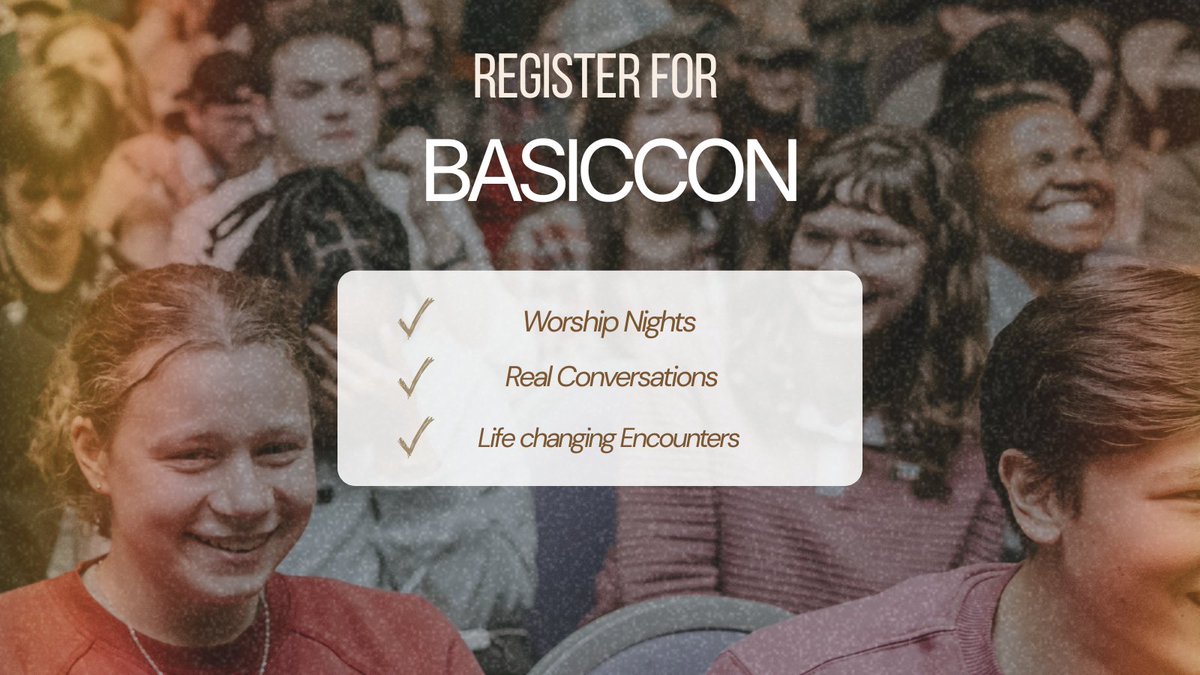 basic_cm's tweet photo. BASICCON April 10-12. Register now! https://t.co/nlZDrfJLja #BASICCON #BASICCollegeMinistries #ChristianConference #LivingforGod #GenZforJesus https://t.co/vHWmu9F3Wn