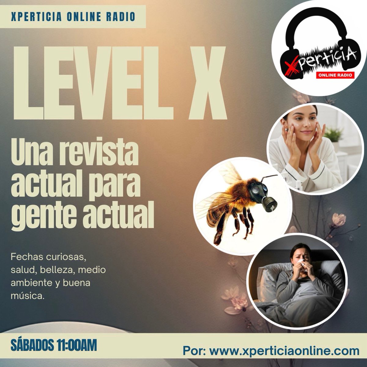 XperticiaOnline's tweet image. 🔵 TODOS los SÁBADOS 11:00am (Hora Bolivia); escucha “#LEVELX” 😉 una revista musical. 🎙Con: Sonia Paxi.

🔊 A través de: xperticiaonline.com 

#SintoniaCreativa
#Xperticia
#XperticiaOnlineRadio
#RevistaRadial
#FechasCuriosas #RevistaMusical 
#RadioOnline #RadioOnlineBolivia