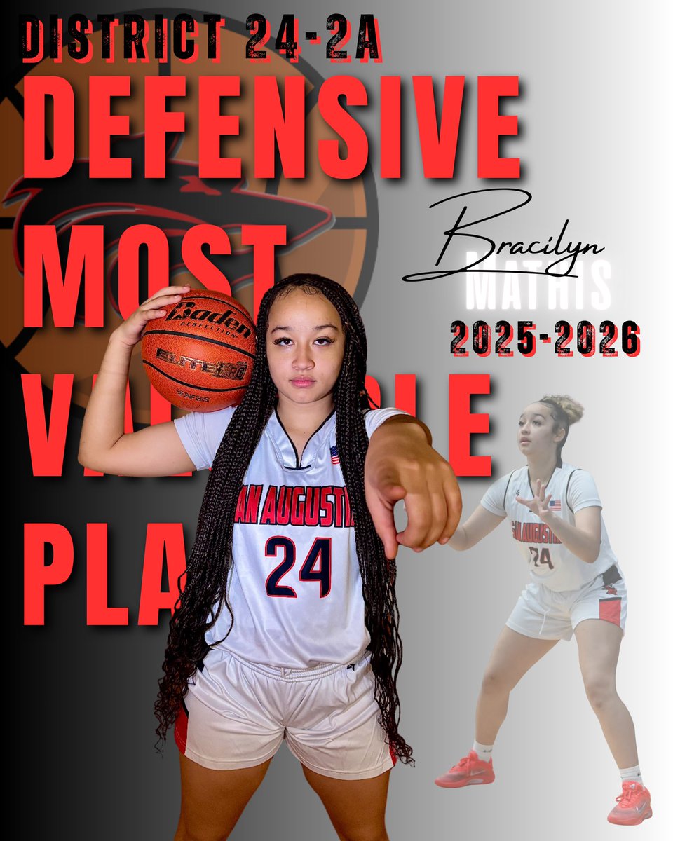 SALadyWolves's tweet photo. All-District 24-2A honors:

🔒 Co-Defensive MVP
🐺Bracilyn Mathis
🐺AnJayia Barnes

💪🏾6th Woman of the Year
🐺 Ziunna Wade

🔥 1st Team All-District
🐺Kirstern Smith
🐺Ty’Kerricca Burrell
🐺Tamiah Clark

⭐️2nd Team All-District
🐺An’Clisannee Burrell https://t.co/bBlHvCUwWD