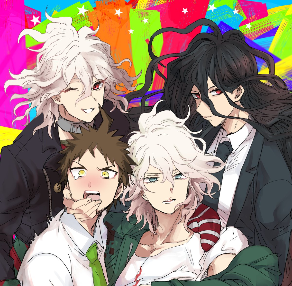 日向創 ,カムクライズル ,狛枝凪斗 「2015～2019年あたりの日狛力ム召memory..」|もか✍️🔥のイラスト