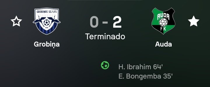 ArrochaAbraham's tweet photo. Grobina 0-2 FK Auda
Jornada 2 Virsliga

El Panameño Josue "Yayita" Vergara 🇵🇦 fue titular, dió 🅰️sistencia al 64' y jugó 88' con el Auda en la victoria 0-2 en su visita al Grobina

Es la 2da Asistencia de Josue en 2 partidos

El Auda es Líder con 6ptos +3

#DatoAA https://t.co/cfjCCHNa5s