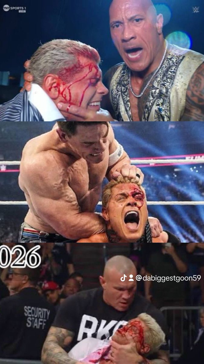 MeenJackson_78's tweet photo. @MrSantiZap Santi this isn’t even a hot take but dawg cody getting brutally attacked to push storylines on the road to wrestlemania is a great tradition now https://t.co/K7BYZsLmgq