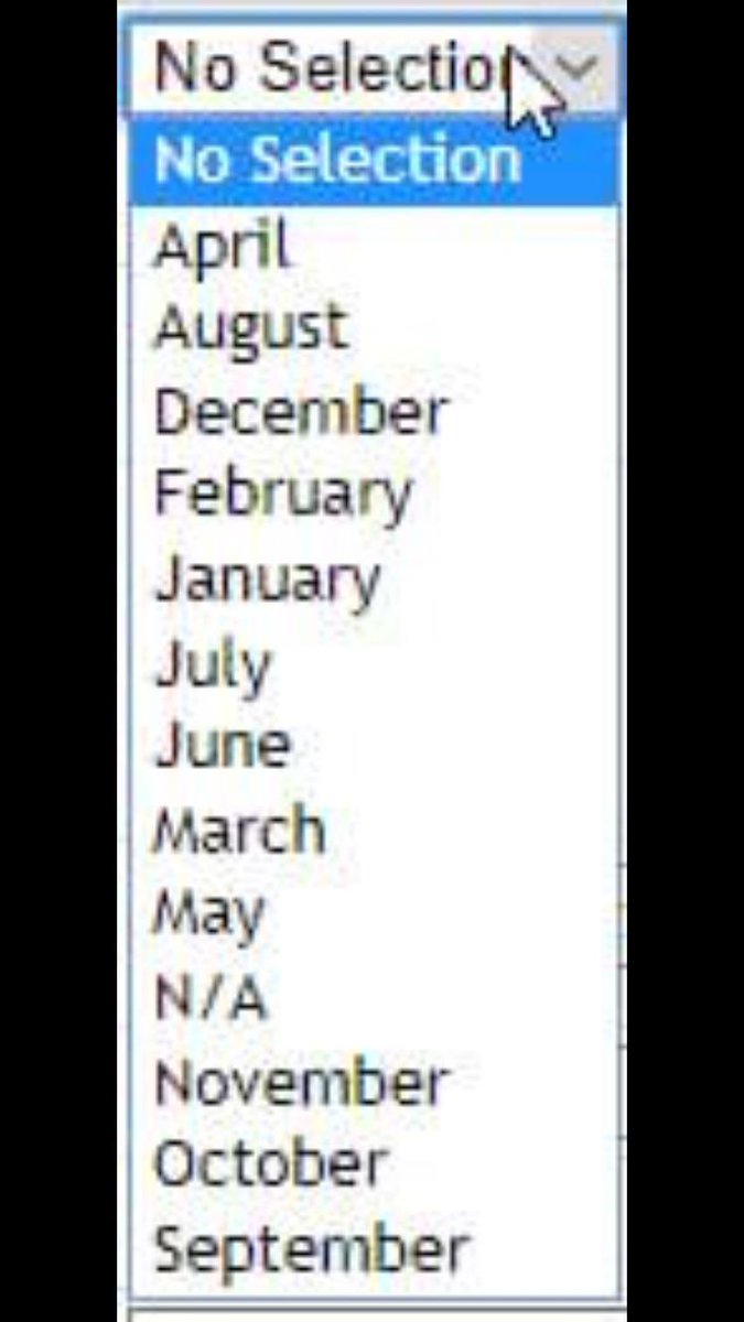 Who tf sort months alphabetically