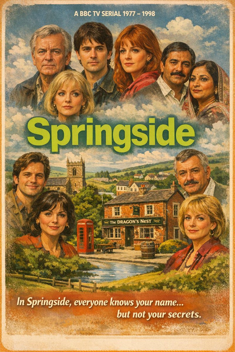 olderbrother21's tweet photo. @EdwynSanchez1 
Set in a fictional small village outside Liverpool, #Springside follows the lives, loves, and conflicts of its residents, from family tensions to long-buried secrets, all set against the backdrop of a tight-knit community. ... (1/2) https://t.co/fnHNV7ywSr