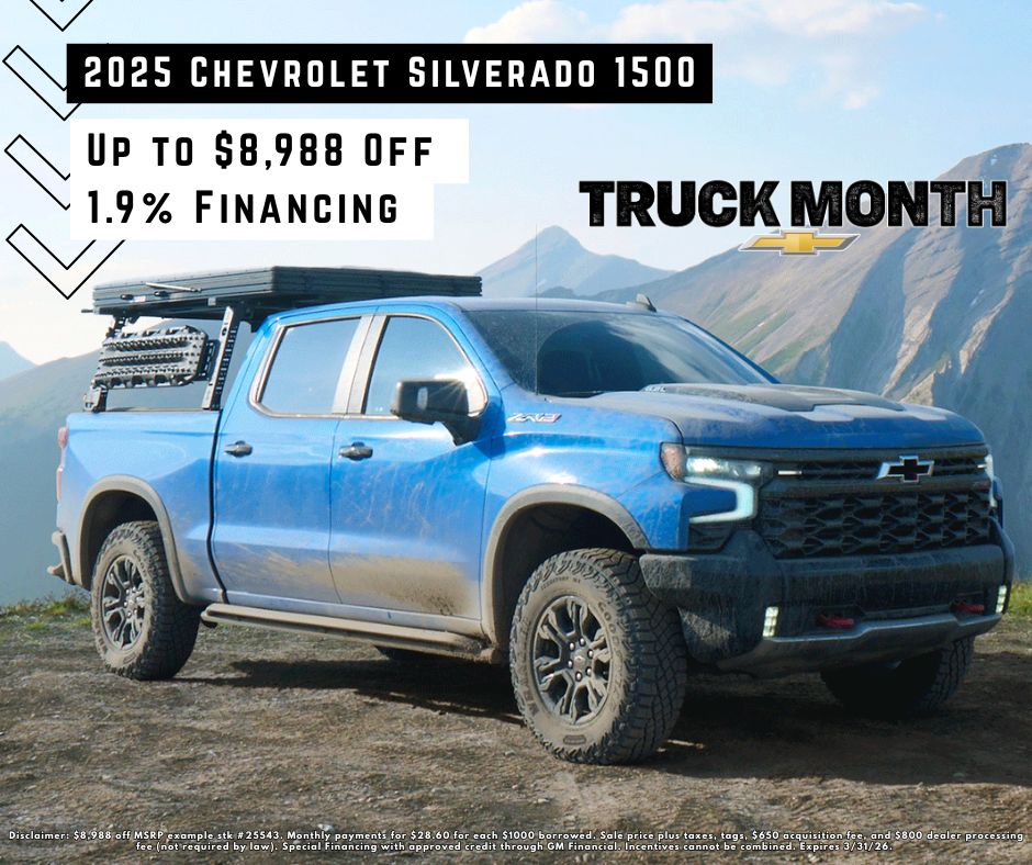 JerrysChevyBalt's tweet photo. 🛠️ Truck Month is HERE at Jerry’s Chevrolet! 🛠️The wait is over. The 2025 Chevrolet Silverado 1500 is the star of the show for our Truck Month Sales Event! ☎️443-318-8982 🌐https://t.co/ogzlhD7KTn  #TruckMonth #ChevroletSilverado #JerryChevrolet #TruckSalesEvent https://t.co/CLc2BfvBFA