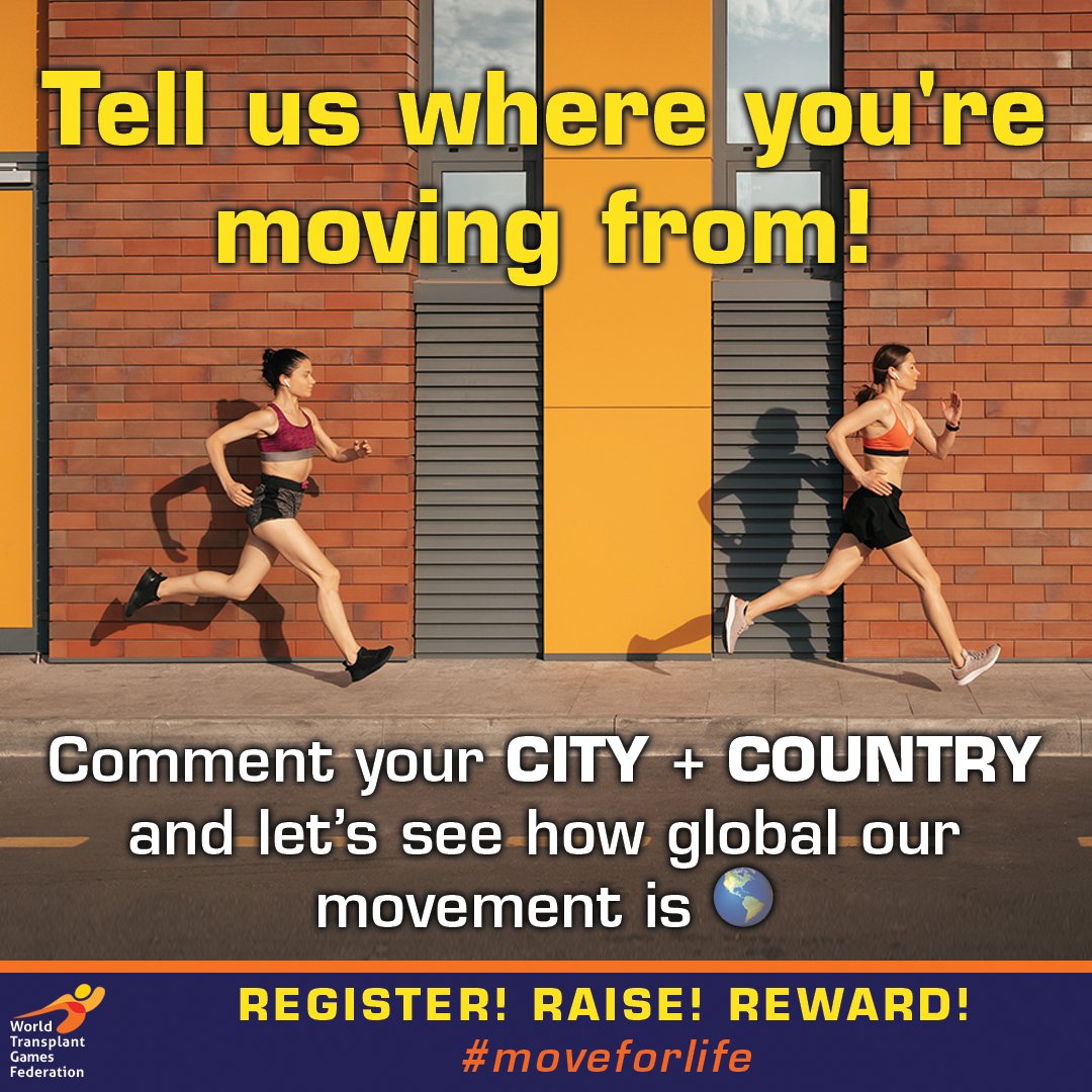 WTGF1's tweet photo. 🌍 Tell Us Where You’re Moving From!

🚶 Join Step for Life:
 https://t.co/Gqlaski0cr 

🏃 Join Run for Life:
 https://t.co/qc8F9bbPNx 

#MoveForLife #StepForLife #RunForLife #WTGF #GlobalCommunity https://t.co/VFRDUWnsaq
