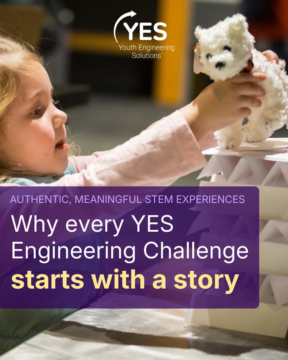 yesatmos's tweet image. Context matters. When STEM challenges are framed around real-world scenarios, students engage beyond “let’s build a cool thing” and start seeing themselves as problem solvers as they consider Who is this for? What do they need? Read more:
hubs.ly/Q046QcFn0

#STEMeducation