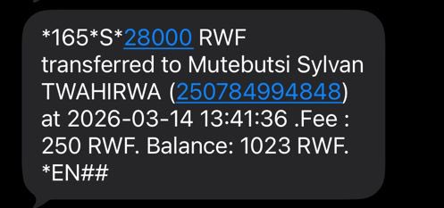 trendz_cur's tweet photo. @RIB_Rw  , @Rwandapolice Mwadufasha gukurikirana uyu muntu ari gutubura ko akora delivery y ibiryo wamara kumwishyura agahita abikuza amafaranga agakuraho telephone, afite numero ebyiri akoresha . https://t.co/DvgVgVmVK7