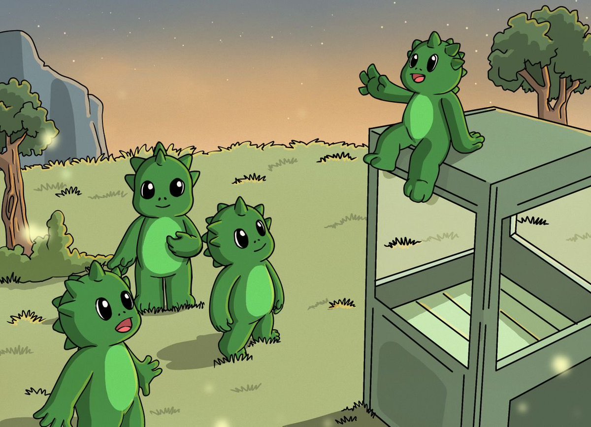 dinomogs's tweet image. Mint is live 
opensea.io/collection/din…