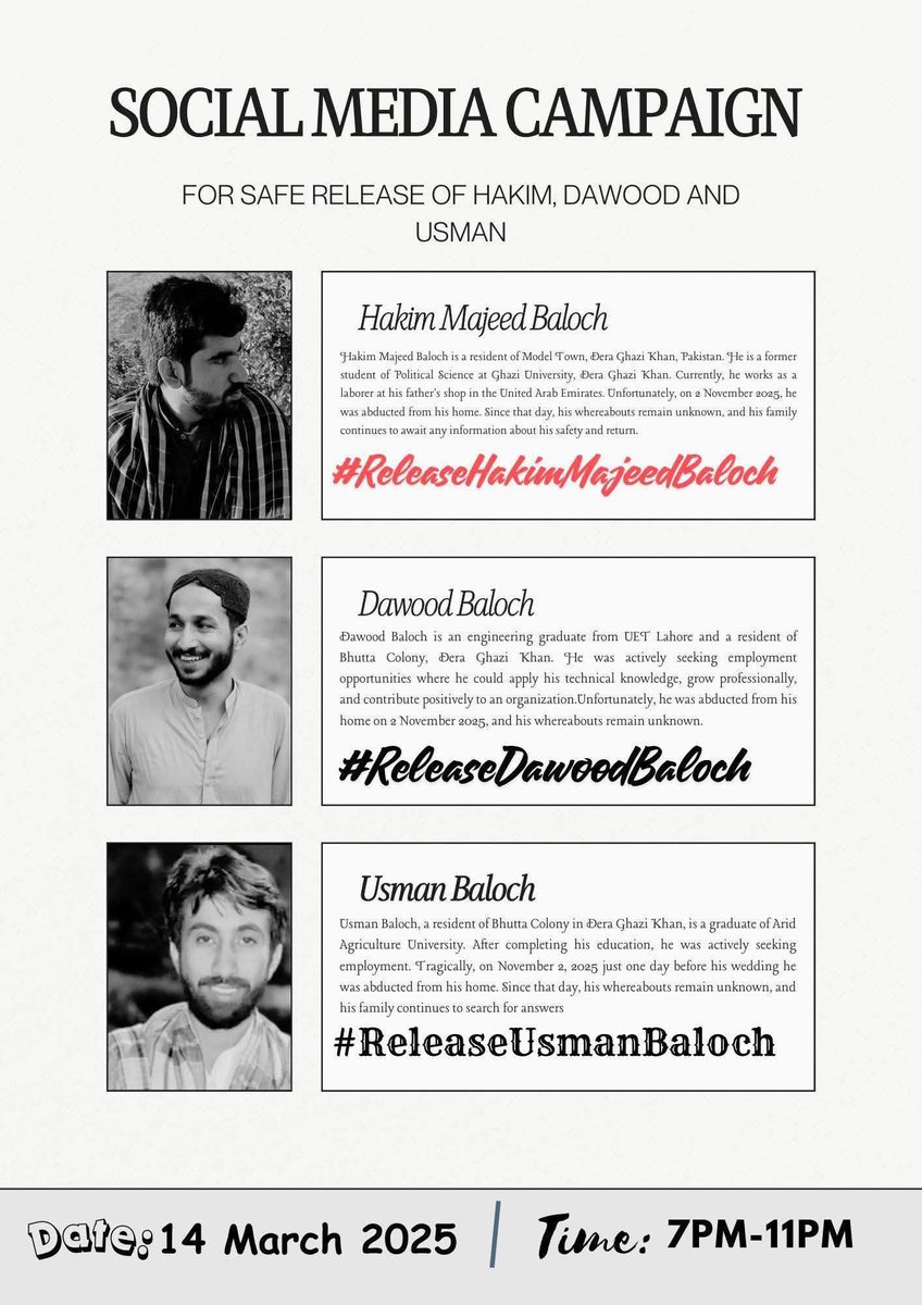 BalochSharfu's tweet photo. Sheltered homes awaiting for their sons 

@AsadAToor @amnestysasia 
@SammiBaluch @HRCBalochistan @asefazim 

#ReleaseDawoodBaloch
#ReleaseUsmanBaloch
#ReleaseHakimMajeedBaloch https://t.co/vesnwlVv2n