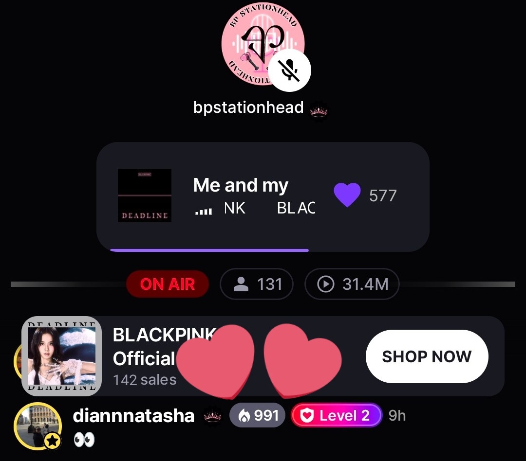 BP Stationhead tweet media