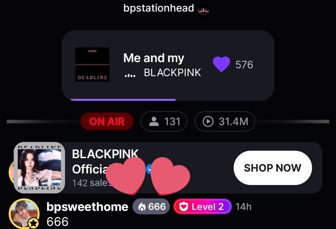 BP Stationhead tweet media