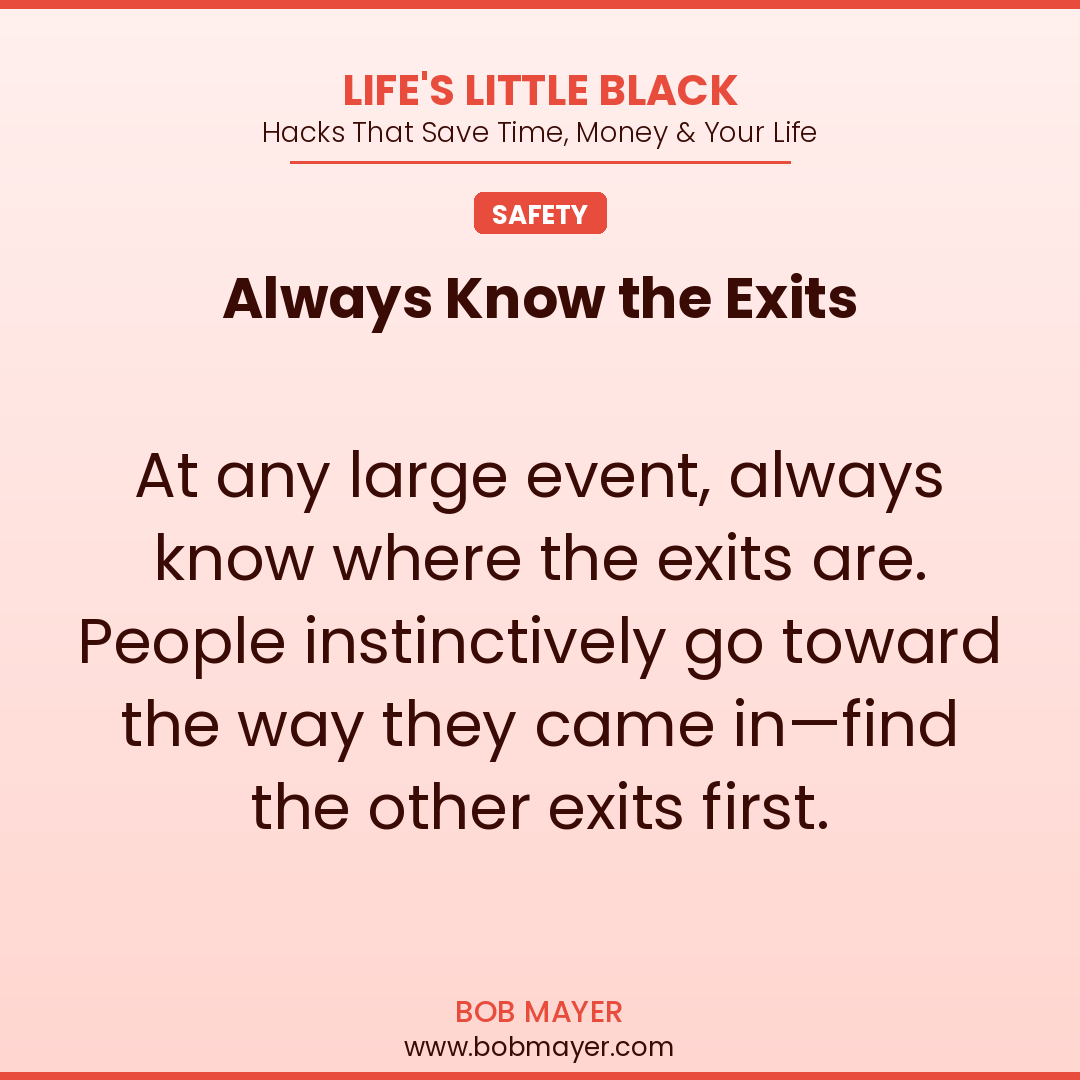 Bob_Mayer's tweet image. Life’s   Little Black Book: Hacks That Save Time, Money and Your Life #giftideas #LifeHack #trivia #survival   #Tips #LifeLessons #lifelesson amzn.to/409Cl3F