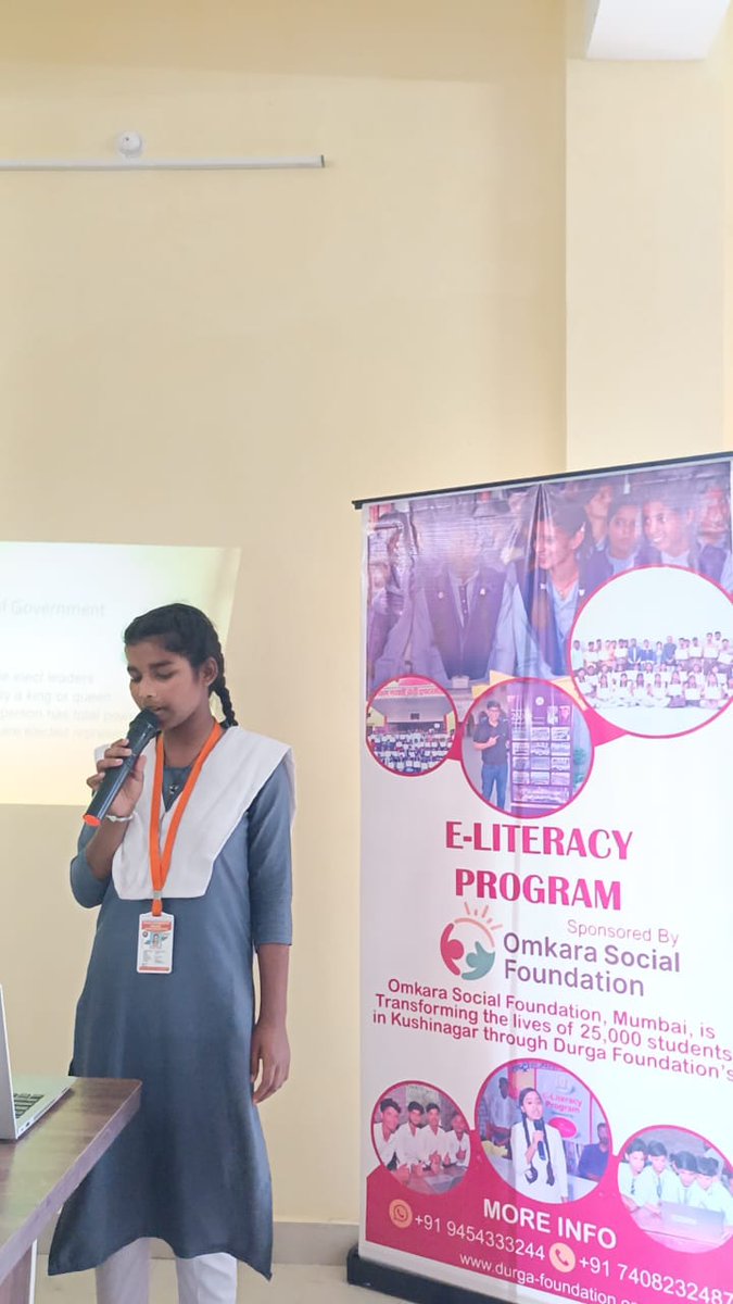 DurgaFoundation's tweet photo. In association with the District e‑Governance Society and under the guidance of @MSTawarIAS, we successfully completed two batches of the E-Literacy Program at Kasturba Gandhi Balika Vidyalaya, Baijupatti, benefiting 94 students.

@CMOfficeUP
@OmkaraFound https://t.co/5fs2u0LnA0