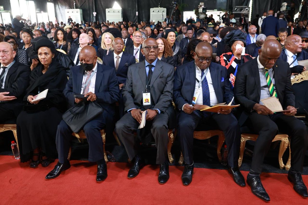 Sophie_Mokoena's tweet photo. At the Funeral of the former Defence Minister Mosiuoa Lekota. #GCIS https://t.co/9j4kUwF6Iu