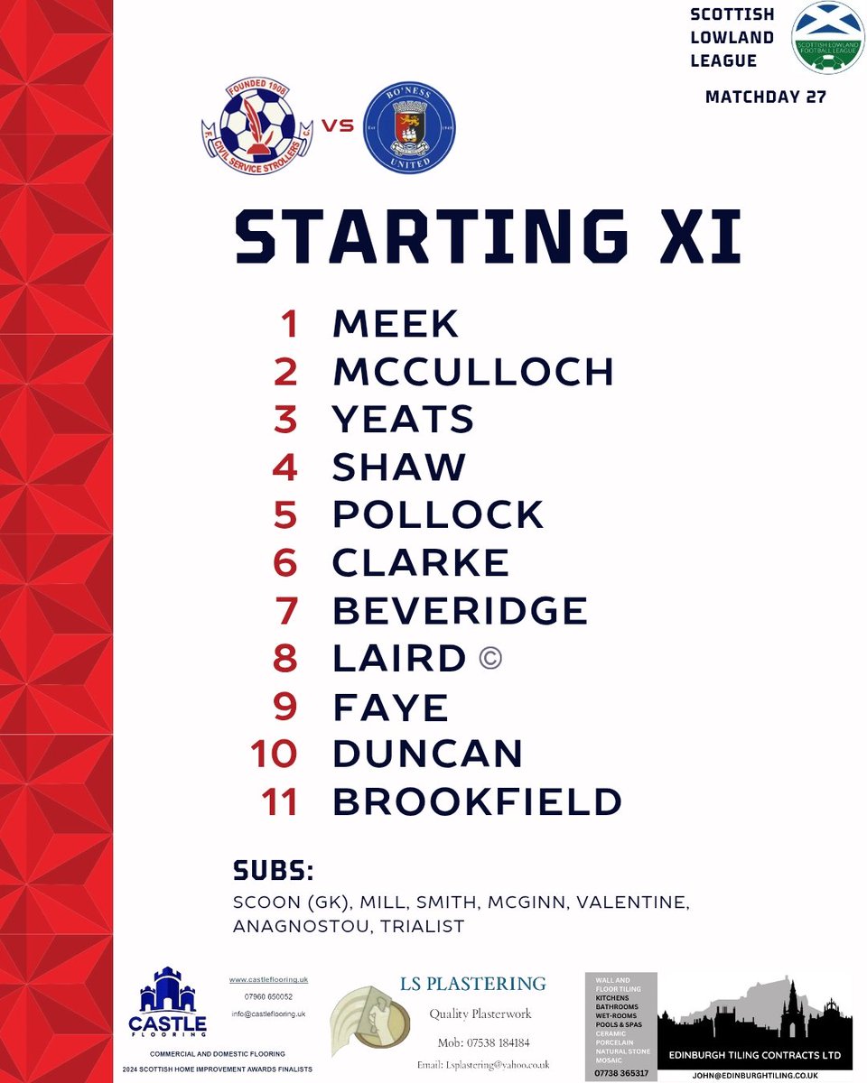 Civil Service Strollers FC tweet media