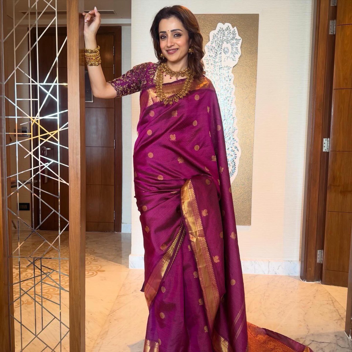 trishaoffl's tweet photo. Latest 📸 

@trishtrashers 💖
#Trisha #Trishakrishnan https://t.co/Czgd9YDLIs