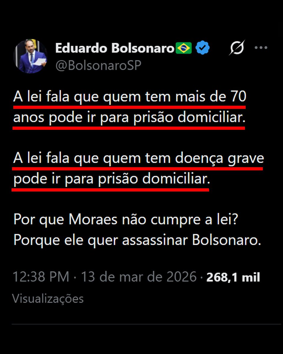 PRISÃO DOMICILIAR:

1. Quando seu pai está solto, cometendo vários crimes.

2. Quando seu pai está preso.