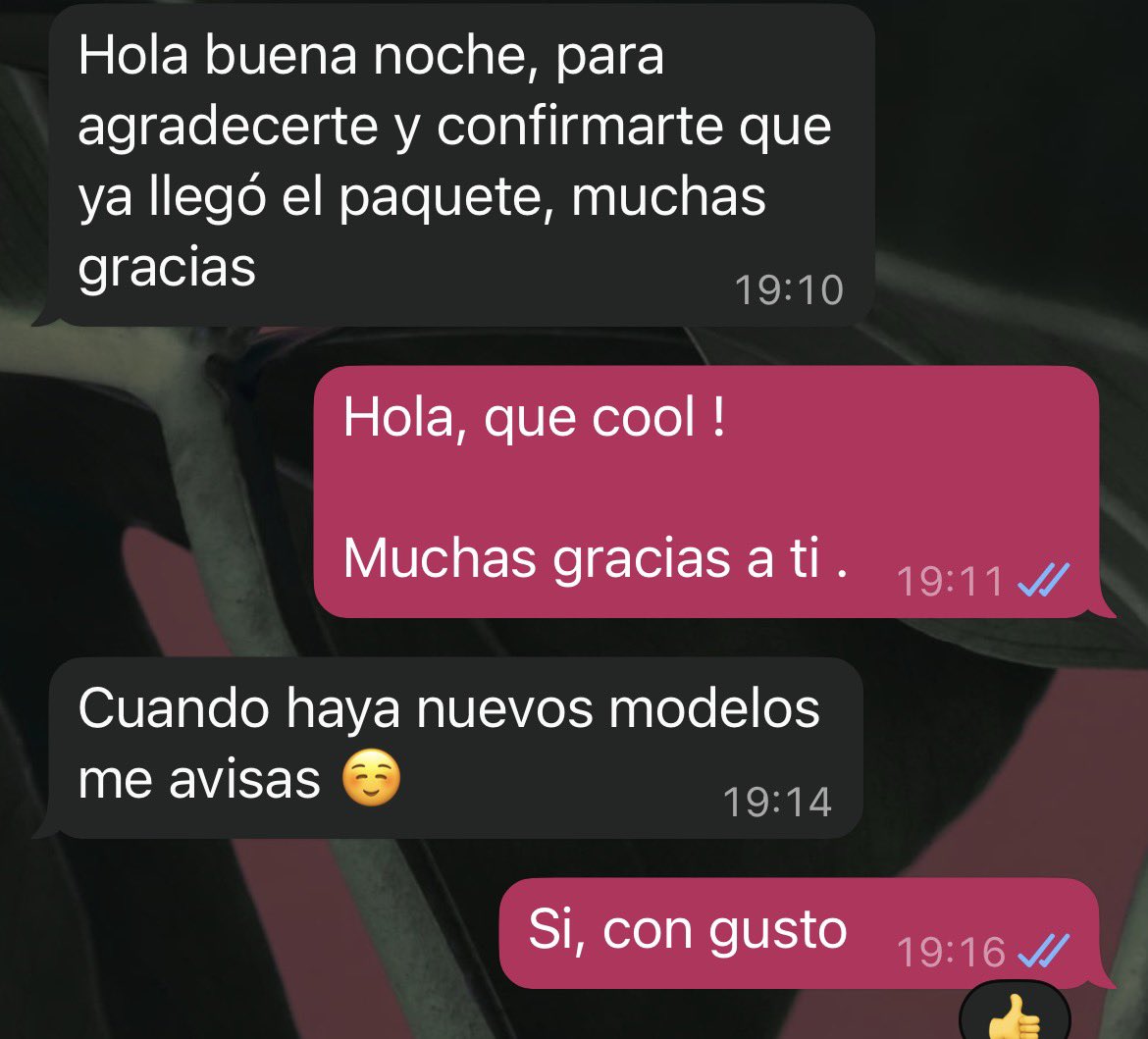 ¡Gracias a Pepe, Edgar y Rodrigo que ayer recibieron sus pedidos! 😎

Qué gusto ver que  lucirán la playera con todo el estilo

Si tú también quieres la tuya, mándame mensaje con:

¡ Quiero lucir elegante!

📦 Enviadas  a Guadalajara, León y Zapopan