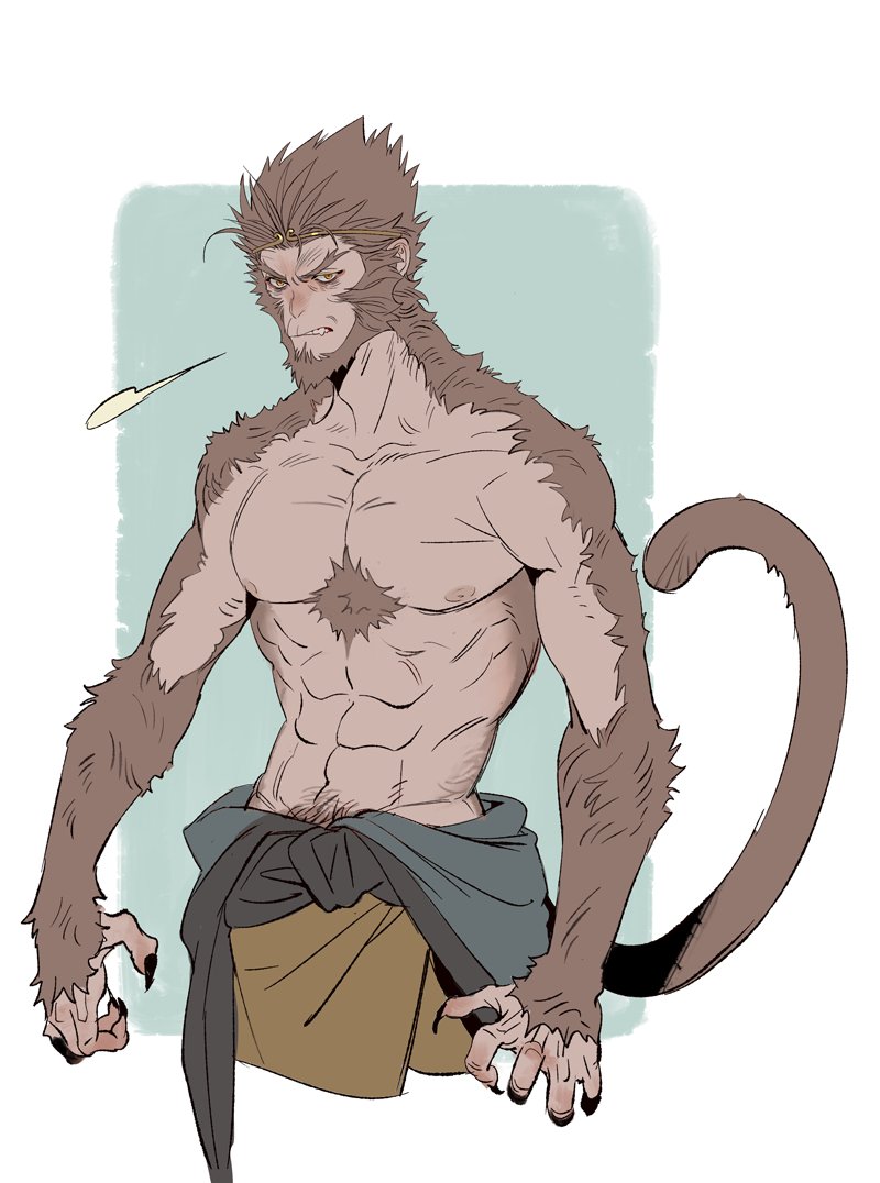 zada_x9's tweet photo. 아무래도 팔은 좀 긴게 좋지 :3  
#sunwukong https://t.co/Z1XhlmD4I4