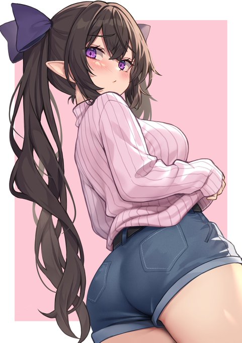 デニムホットパンツはたてちゃん