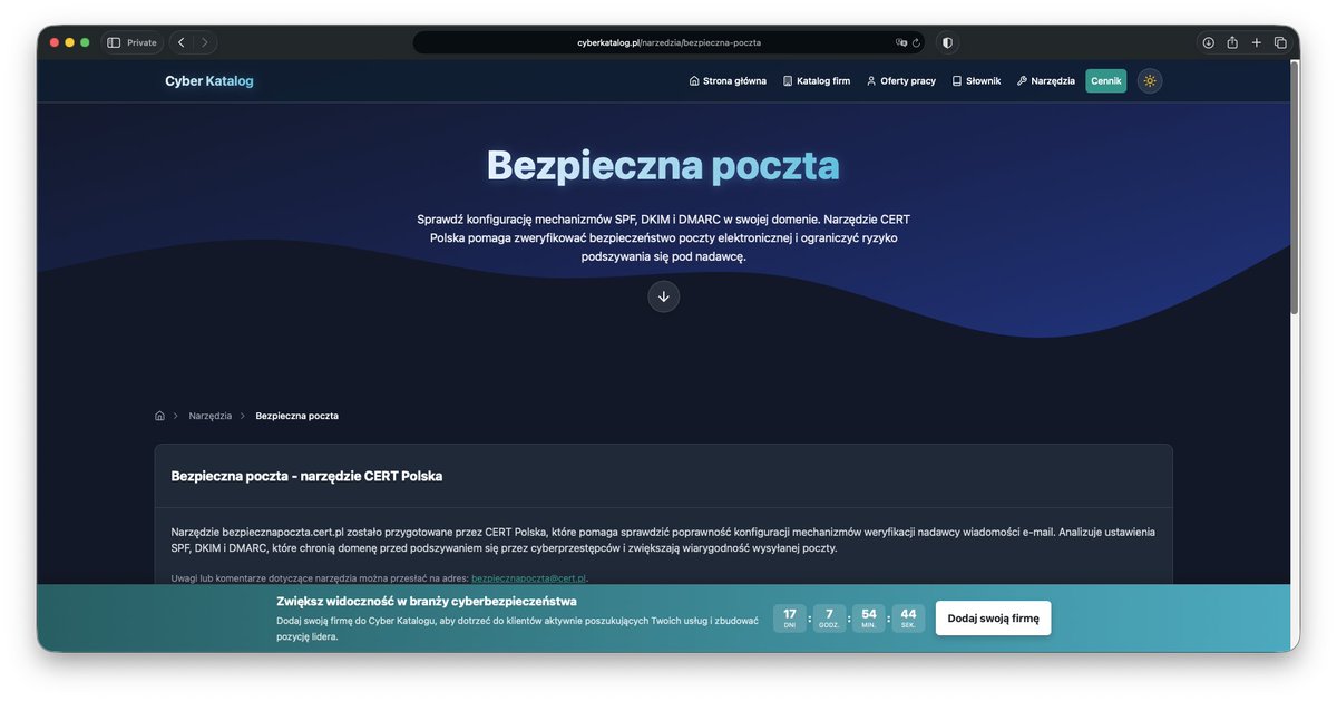 CyberKatalog's tweet photo. Bezpieczeństwo haseł to podstawa cyberhigieny.
Jedno słabe lub powtarzane hasło może otworzyć cyberprzestępcom dostęp do wielu Twoich kont.

Dlatego warto:
- używać unikalnych haseł
- korzystać z menedżera haseł
- włączyć MFA

Sprawdź też konfigurację swojej poczty. https://t.co/mN4h7v8v7v