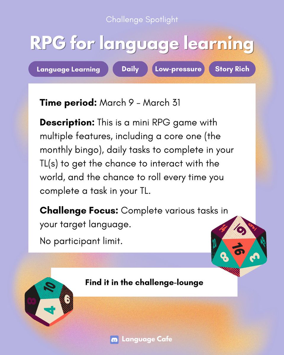 Language Cafe | Language Learning & Study Discord tweet media