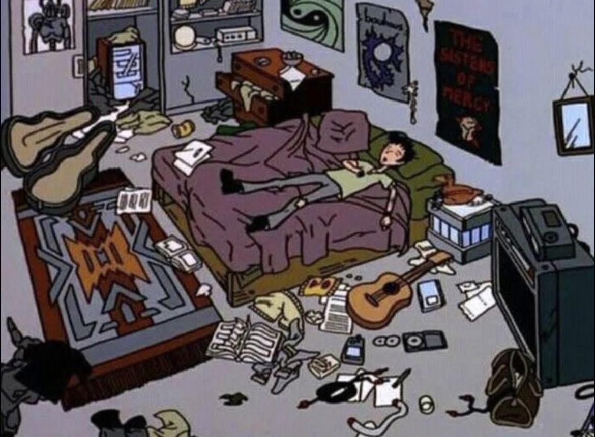 nirvana_boddah's tweet photo. Imagine você me odiando e eu deitado assim no meu quarto https://t.co/bpfgYU3pfY